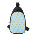 Cartoon Pomeranian Pattern Print Sling Bag