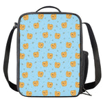Cartoon Pomeranian Pattern Print Crossbody Lunch Bag