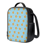 Cartoon Pomeranian Pattern Print Crossbody Lunch Bag