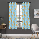Cartoon Pomeranian Pattern Print Curtain