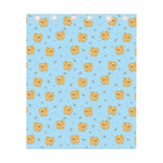Cartoon Pomeranian Pattern Print Curtain