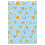 Cartoon Pomeranian Pattern Print Curtain