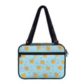 Cartoon Pomeranian Pattern Print Double Strap Bible Bag