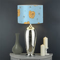 Cartoon Pomeranian Pattern Print Drum Lamp Shade