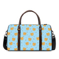 Cartoon Pomeranian Pattern Print Duffel Bag