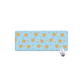 Cartoon Pomeranian Pattern Print Extended Mouse Pad