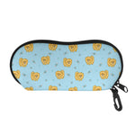 Cartoon Pomeranian Pattern Print Glasses Case