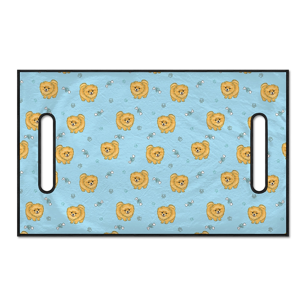 Cartoon Pomeranian Pattern Print Golf Cart Seat Cover