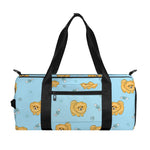 Cartoon Pomeranian Pattern Print Gym Bag