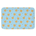 Cartoon Pomeranian Pattern Print Indoor Door Mat