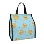 Cartoon Pomeranian Pattern Print Insulated Lunch Tote