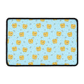 Cartoon Pomeranian Pattern Print Kitchen Mat
