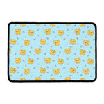 Cartoon Pomeranian Pattern Print Kitchen Mat