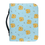 Cartoon Pomeranian Pattern Print Leather Bible Cover