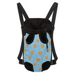 Cartoon Pomeranian Pattern Print Pet Carrier Backpack