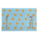 Cartoon Pomeranian Pattern Print Placemat