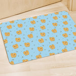 Cartoon Pomeranian Pattern Print Polyester Doormat