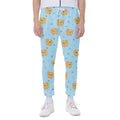 Cartoon Pomeranian Pattern Print Joggers