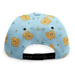 Cartoon Pomeranian Pattern Print Snapback Cap