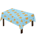 Cartoon Pomeranian Pattern Print Tablecloth