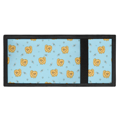 Cartoon Pomeranian Pattern Print Trifold Wallet