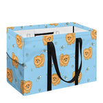 Cartoon Pomeranian Pattern Print Utility Tote Bag