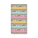Cartoon Rabbit Pattern Print Baby Crib Sheet