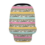 Cartoon Rabbit Pattern Print Baby Seat Cover