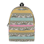 Cartoon Rabbit Pattern Print Backpack