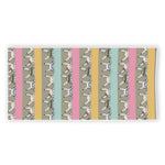 Cartoon Rabbit Pattern Print Beach Towel