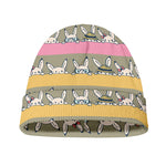 Cartoon Rabbit Pattern Print Beanie