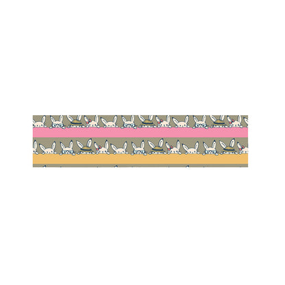 Cartoon Rabbit Pattern Print Bed Runner