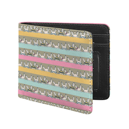 Cartoon Rabbit Pattern Print Bifold Wallet