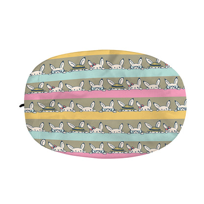 Cartoon Rabbit Pattern Print Car Side Mirror Covers