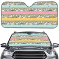 Cartoon Rabbit Pattern Print Car Windshield Sun Shade