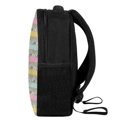 Cartoon Rabbit Pattern Print Casual Backpack