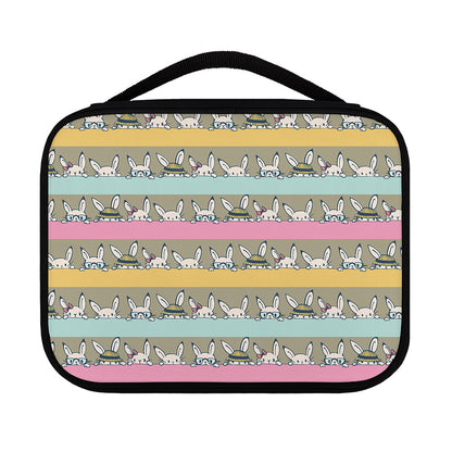 Cartoon Rabbit Pattern Print Classic Bible Case
