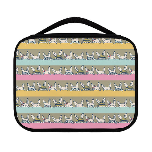 Cartoon Rabbit Pattern Print Classic Bible Case