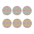 Cartoon Rabbit Pattern Print Coaster Set