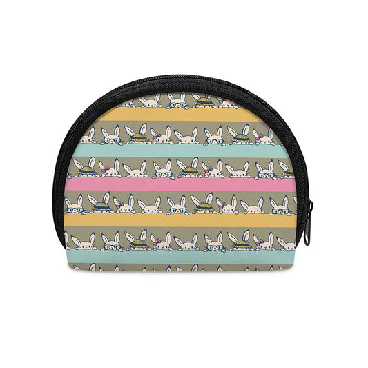 Cartoon Rabbit Pattern Print Coin Purse
