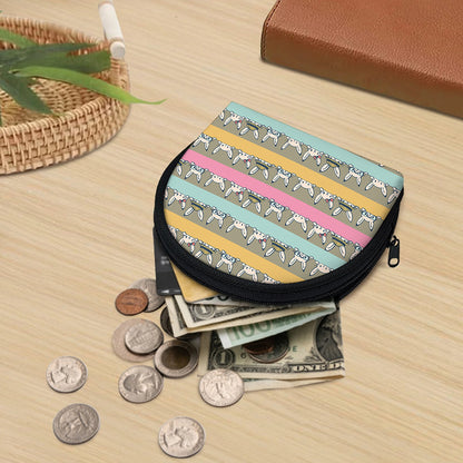 Cartoon Rabbit Pattern Print Coin Purse