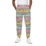 Cartoon Rabbit Pattern Print Cotton Pants