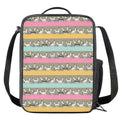 Cartoon Rabbit Pattern Print Crossbody Lunch Bag