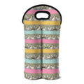 Cartoon Rabbit Pattern Print Double Neoprene Wine Tote