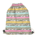 Cartoon Rabbit Pattern Print Drawstring Bag