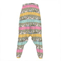 Cartoon Rabbit Pattern Print Hammer Pants