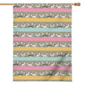 Cartoon Rabbit Pattern Print House Flag