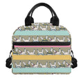 Cartoon Rabbit Pattern Print Insulated Lunch Bag