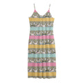 Cartoon Rabbit Pattern Print Jersey Midi Cami Dress