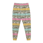 Cartoon Rabbit Pattern Print Jogger Pants